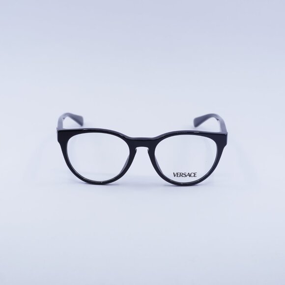 Versace Kids VK3321U GB1 Eyeglasses Black 48mm Cat Eye Frame - Picture 3 of 10